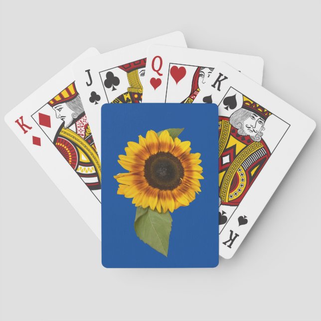 Baraja De Cartas Girasol (Reverso)
