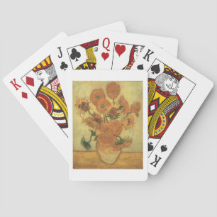 Baraja De Cartas Girasoles de Vincent van Gogh el  , 1889