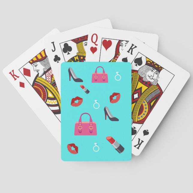 Baraja De Cartas Girly Emoji (Reverso)