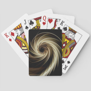 Baraja De Cartas Giro dorado entre negro