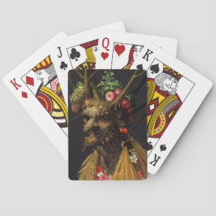 Baraja De Cartas Giuseppe Arcimboldo - Cuatro estaciones en una sol