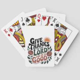 Baraja De Cartas Give Thanks - Christian