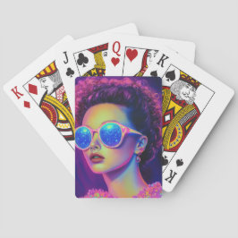 Baraja De Cartas Glamour Neon Galaxy