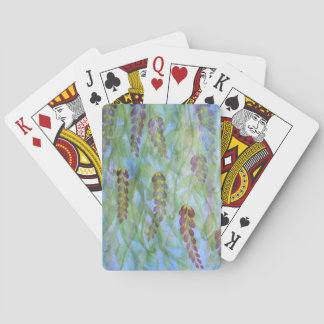 Baraja De Cartas Glicinias abstractas de la acuarela
