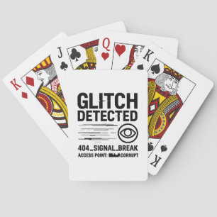 Baraja De Cartas GLITCH DETECTADO - Transmisión de señal dañada