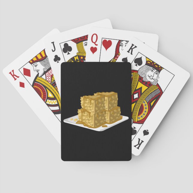 Baraja De Cartas Glitch Food avena (Reverso)