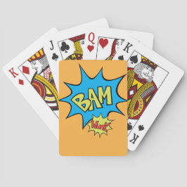 Baraja De Cartas Globo de historietas "Bam"