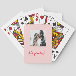 Baraja De Cartas Globos azules simples de acuarela añaden texto a l