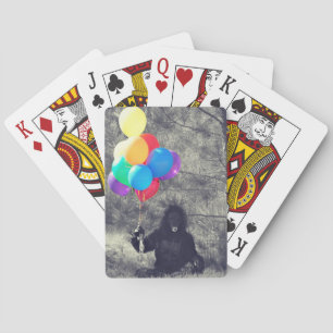 Baraja De Cartas globos de cumpleaños simio