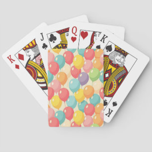 Baraja De Cartas Globos de fiesta en diferentes colores