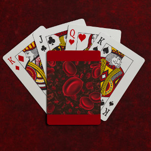 Baraja De Cartas Glóbulos rojos microscópicos