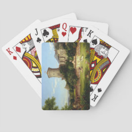 Baraja De Cartas Glorioso pasado (Joust medieval) (Arte de época)