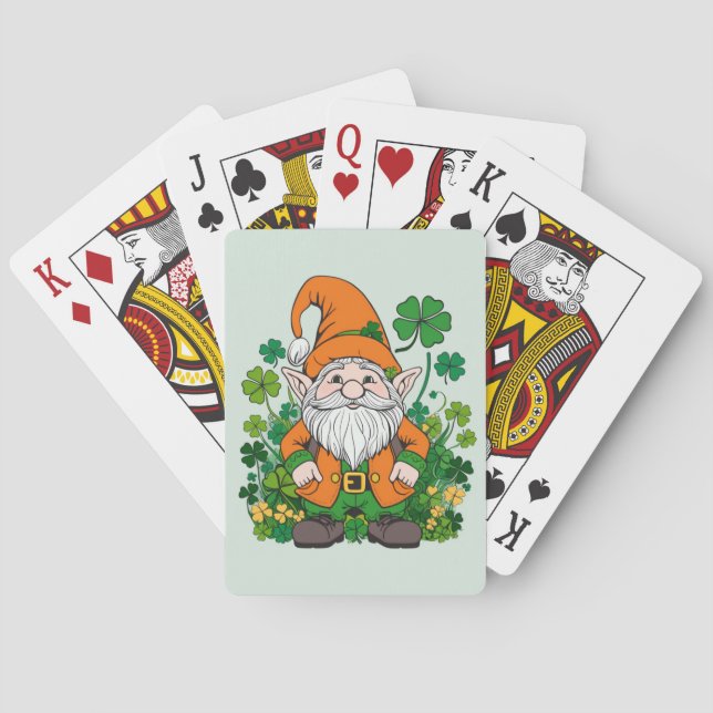 Baraja De Cartas Gnome irlandés (Reverso)