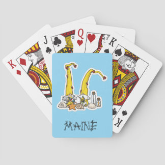 Baraja De Cartas Gnomo de Maine Bienvenido a Casa