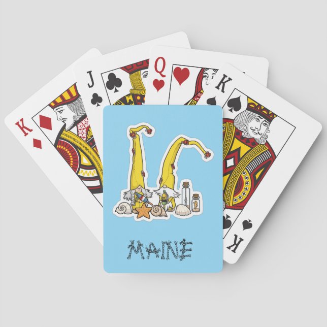 Baraja De Cartas Gnomo de Maine Bienvenido a Casa  (Reverso)