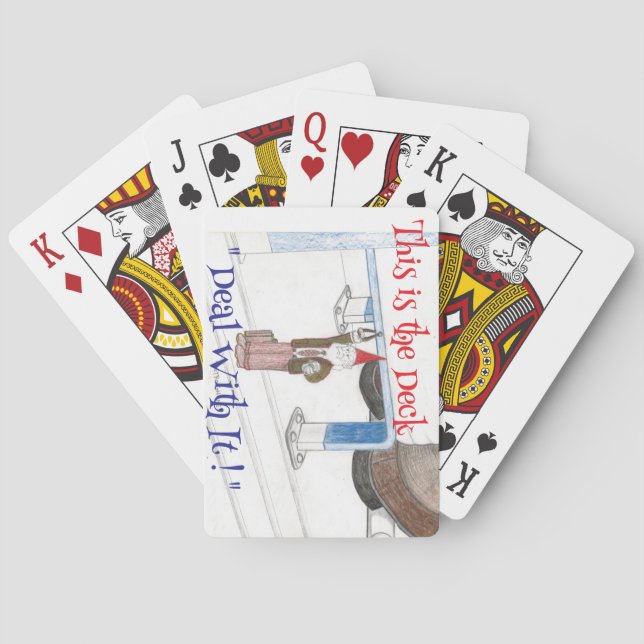 Baraja De Cartas gnomo de metro (Reverso)