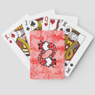 Baraja De Cartas Gnomos rojos