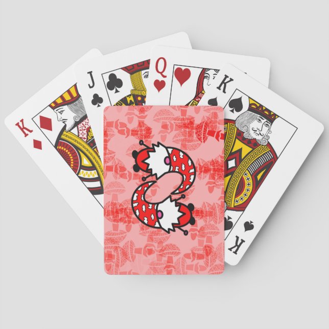 Baraja De Cartas Gnomos rojos (Reverso)