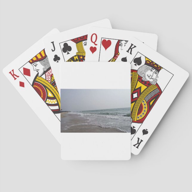 Baraja De Cartas Goa Beach India (Reverso)