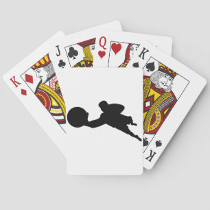 Baraja De Cartas Goalkeeper Silhouette