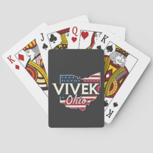Baraja De Cartas Gobernador de Vivek Ohio 2026 Republicano Estadoun