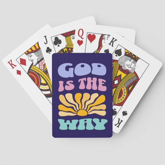 Baraja De Cartas God is the Way (Reverso)