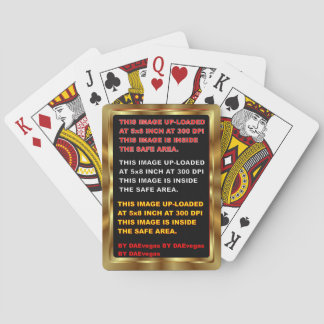 Baraja De Cartas Gold Border Card Template 30 color View Notes plse