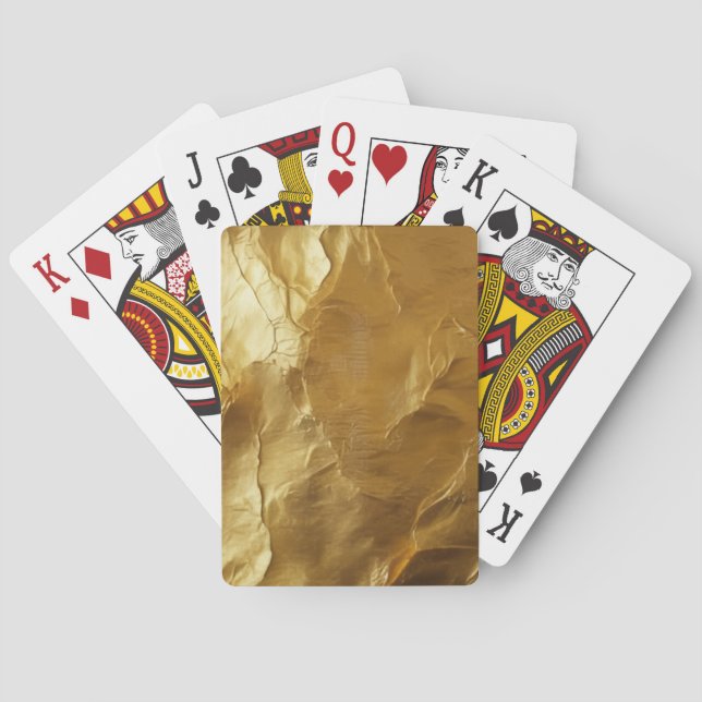 Baraja De Cartas Gold Luxury  (Reverso)