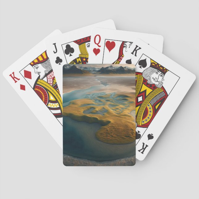 Baraja De Cartas Golden Harmony (Reverso)