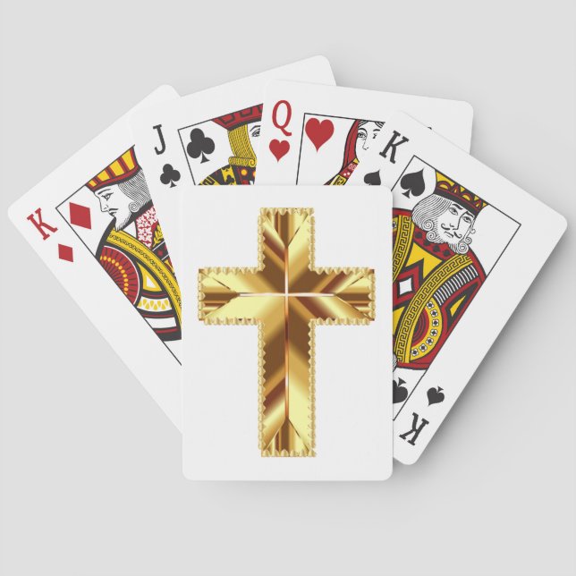 BARAJA DE CARTAS GOLDEN HOLY CROSS (Reverso)