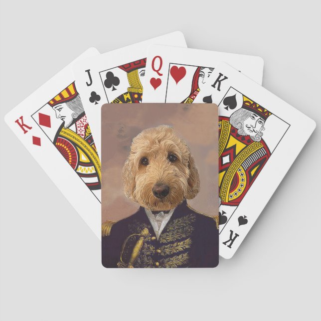 Baraja De Cartas Goldendoodle - Almirante Cooper (Reverso)