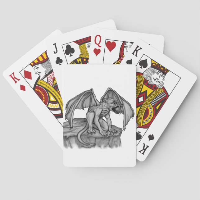 Baraja De Cartas Golem Gargoyle (Reverso)