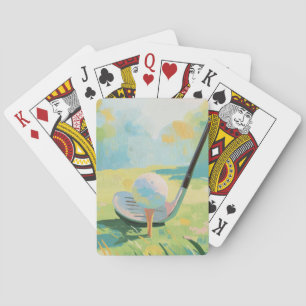 Baraja De Cartas Golf colorido