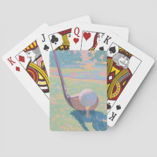 Baraja De Cartas Golf de arte moderno