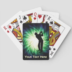 Baraja De Cartas Golf verde fresco