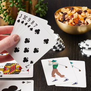 Baraja De Cartas Golfista Bien Vestido