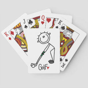 Baraja De Cartas Golfista Simple de Palitos