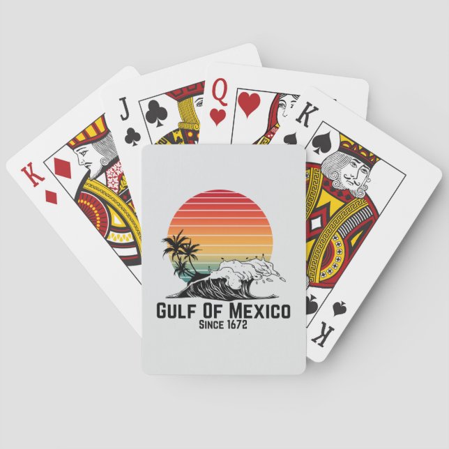 Baraja De Cartas Golfo De México (Reverso)