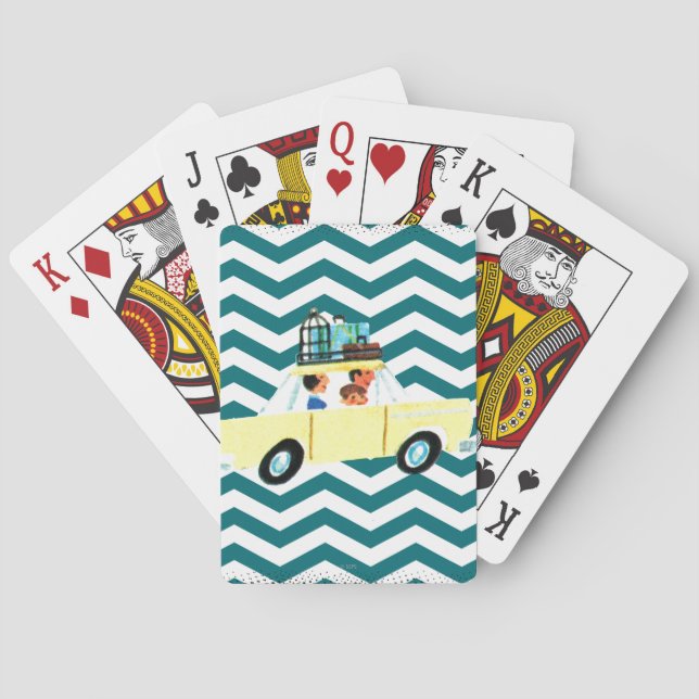 Baraja De Cartas Golpe del camino abierto 2 (Reverso)