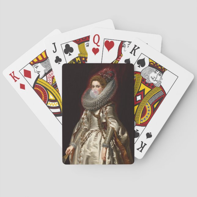Baraja De Cartas Goma de burbuja Diva Marchesa (Reverso)