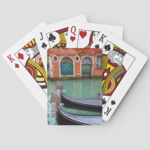Baraja De Cartas Góndolas en el Gran Canal, Venecia