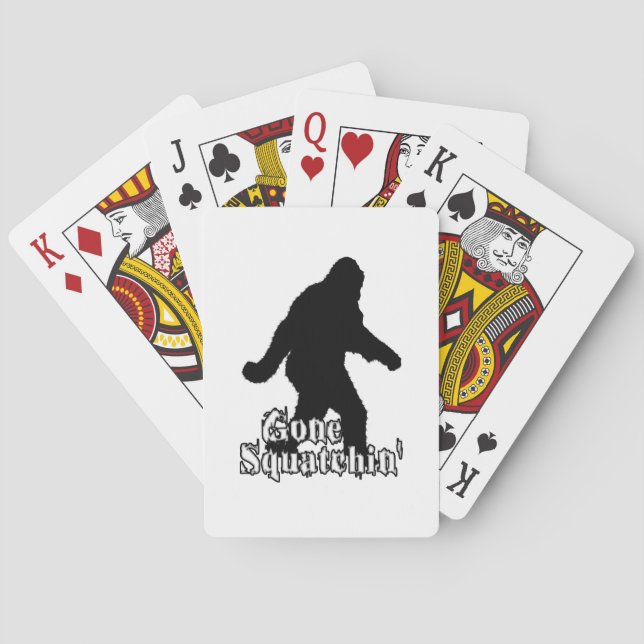 Baraja De Cartas Gone Squatchin' (Reverso)
