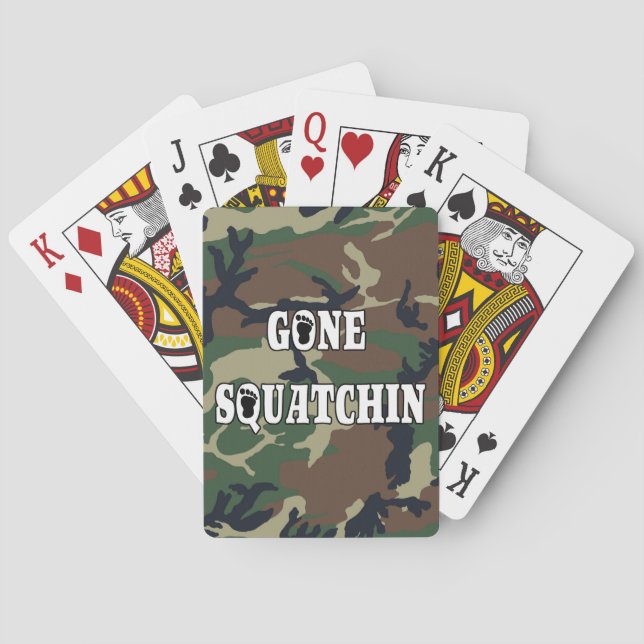 BARAJA DE CARTAS GONE SQUATCHIN (Reverso)