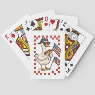 Baraja De Cartas Goose American Flag Memorial Day 4 de julio