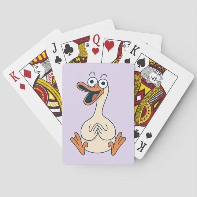 Baraja De Cartas Goose tonto, raro, gracioso Personalizado Goose (Reverso)