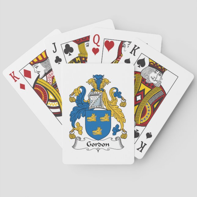 Baraja De Cartas Gordon Family Crest (Reverso)