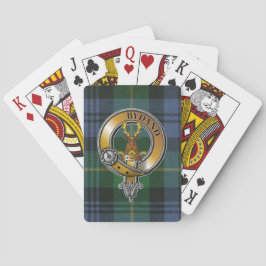 Baraja De Cartas Gordon Tartán y Badge