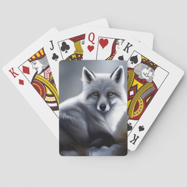 Baraja De Cartas Gorgeous Artic Fox (Reverso)