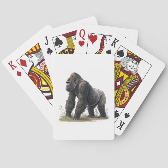 Baraja De Cartas Gorila (Reverso)