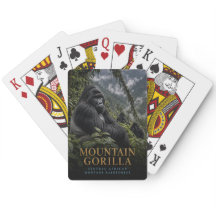 Gorila de Montaña Selva ANIMALES Póker
